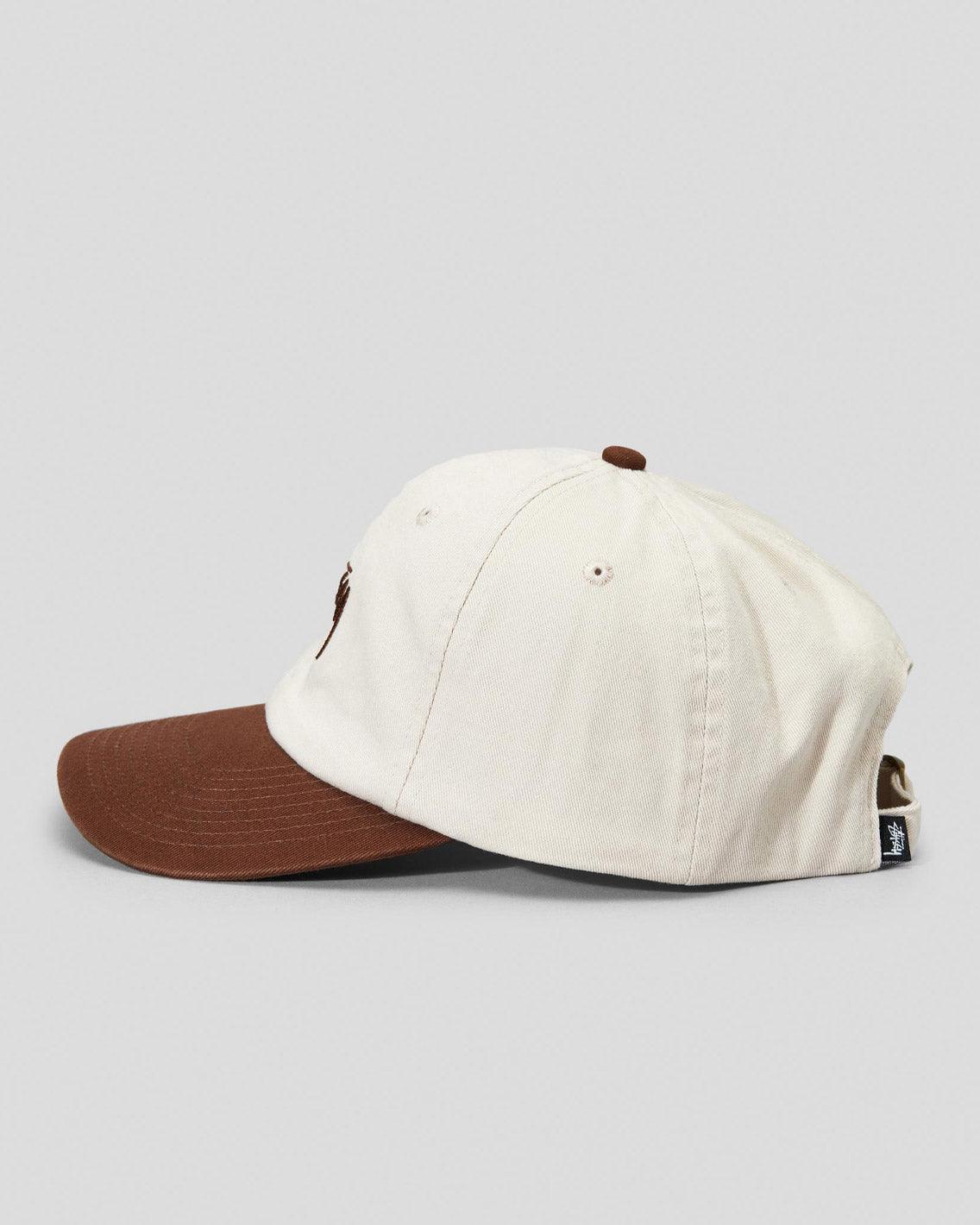 Stussy - Stock Low Pro Hat - Mud / Winter White Hats Stussy   