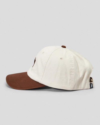 Stussy - Stock Low Pro Hat - Mud / Winter White Hats Stussy   