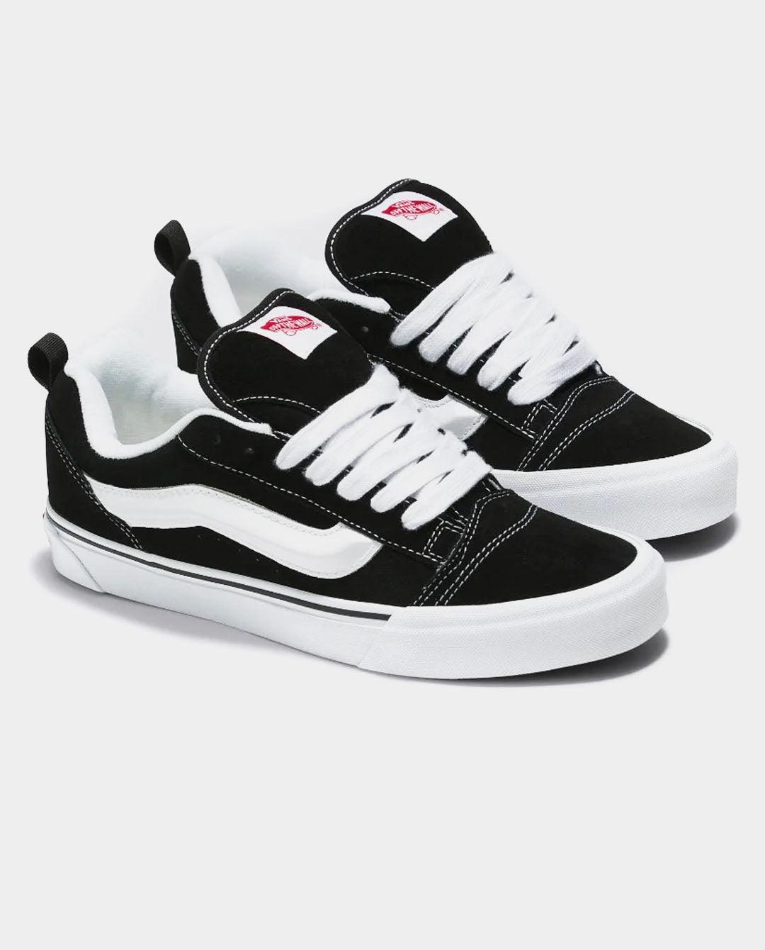 Vans Knu Skool Shoe in Black FallenFront Afterpay - Main Image