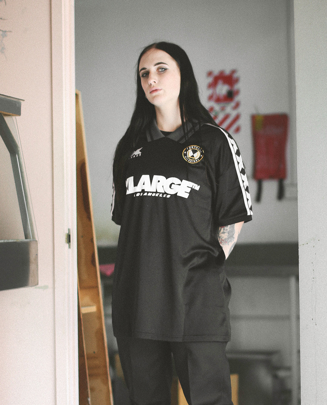 XLarge - Football Shirt - Black