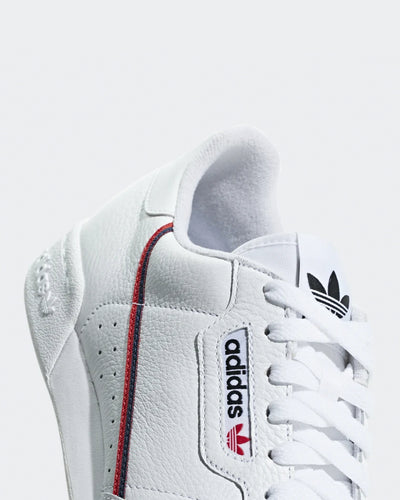 Adidas Originals - Continental 80  - White/Scarlet/Collegiate Navy