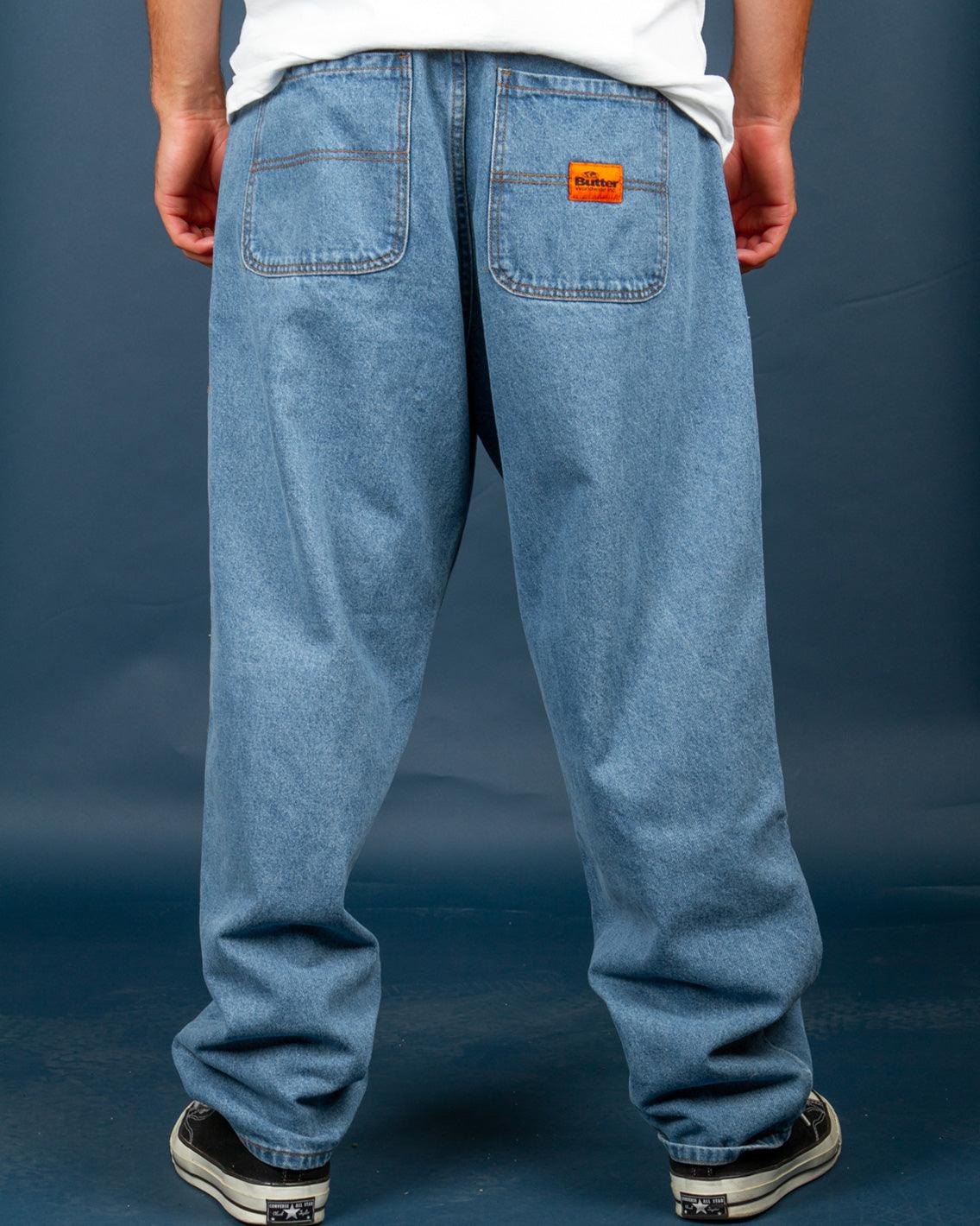 Butter Goods  - Santosuosso Denim Pants - Washed Indigo Pants Butter Goods   
