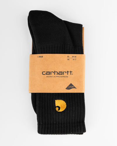 Carhartt - Chase Socks - Black / Gold