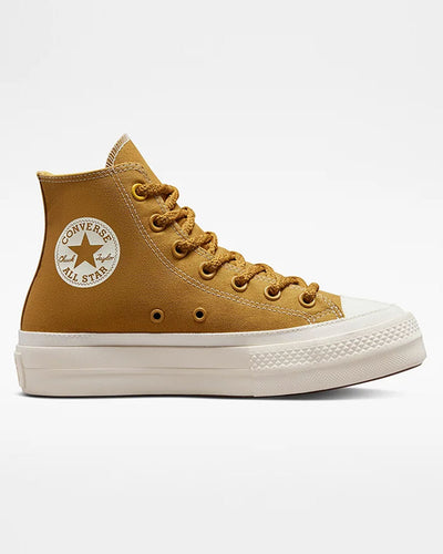 Converse - Chuck Taylor All Star Lift Workwear Hi - Burnt Honey / Thriftish Yellow