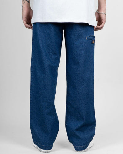 Dickies - 85-283 Loose Fit Double Knee Denim Pants - Stone Washed