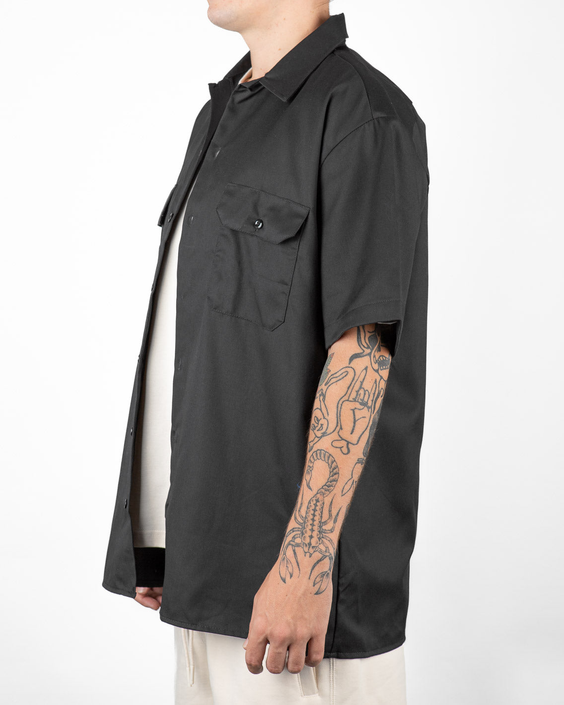 Dickies - Short Sleeve Work Shirt - Black