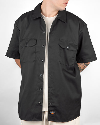 Dickies - Short Sleeve Work Shirt - Black