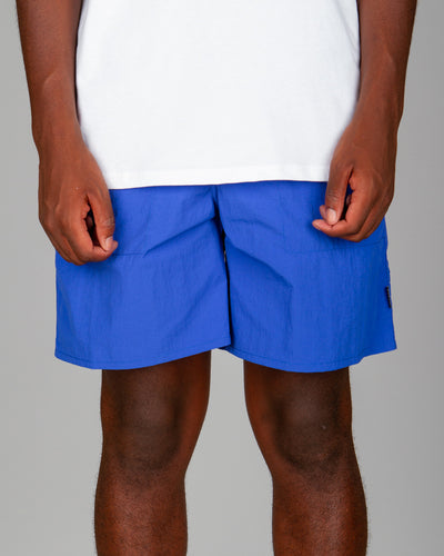 The HUF DWR Fuck It Easy Short in Olympian Blue is designed to keep you cool during the hotter days. Constructed from lightweight nylon which features a durable water repellent coating that shows a HUF 'FUCK IT' all-over print when the shorts are wet. Signed off with a HUF woven label at the left side seam, as well as front and back pockets for all your small essentials.