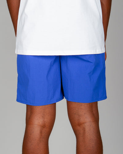 The HUF DWR Fuck It Easy Short in Olympian Blue is designed to keep you cool during the hotter days. Constructed from lightweight nylon which features a durable water repellent coating that shows a HUF 'FUCK IT' all-over print when the shorts are wet. Signed off with a HUF woven label at the left side seam, as well as front and back pockets for all your small essentials.