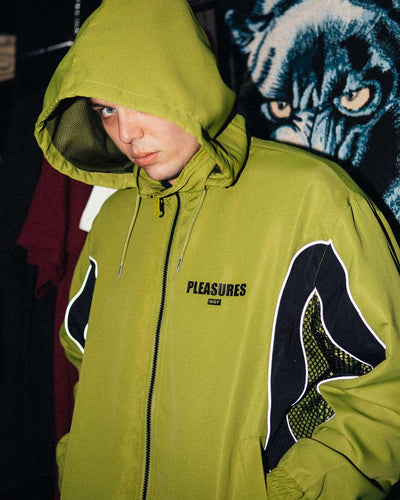 HUF x Pleasures - Darton Track Jacket - Green