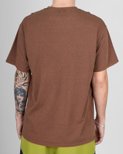 HUF x Pleasures - Dyed Tee - Brown