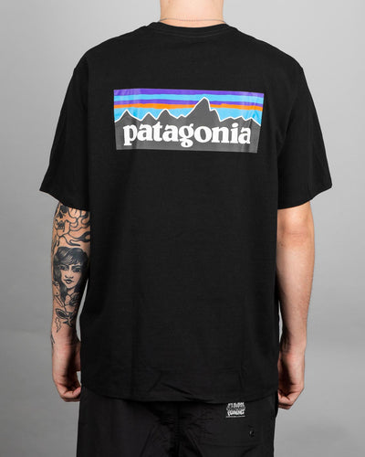 Patagonia - M's P-6 Logo Responsibili Tee - Black