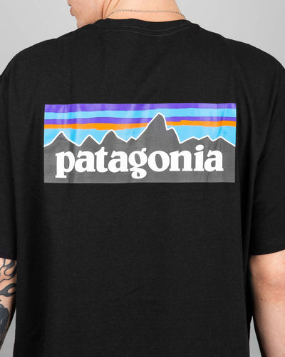 Patagonia - M's P-6 Logo Responsibili Tee - Black