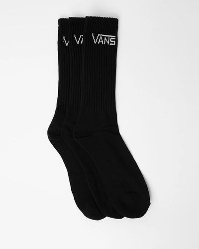 Vans - Classic Crew Socks 3 Pack - Black