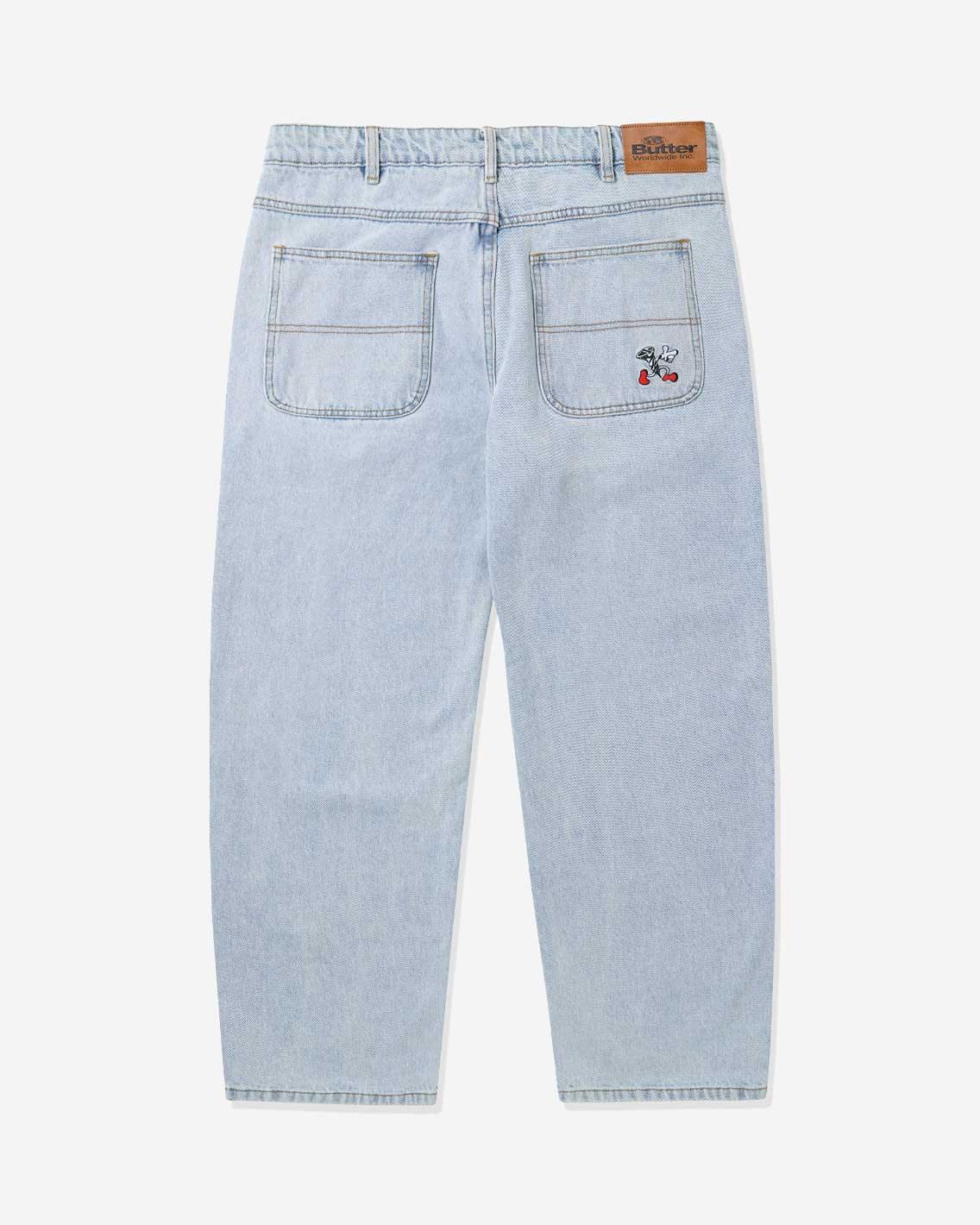 Butter Goods  - Screw Denim Pants - Light Blue Pants Butter Goods   