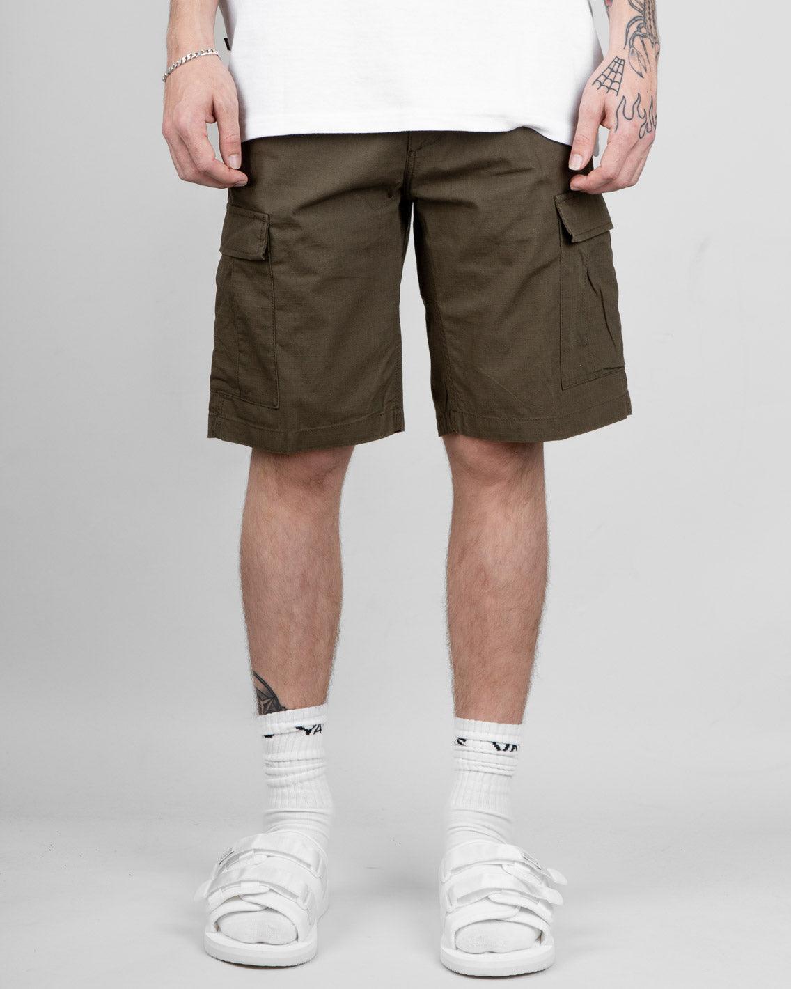 Carhartt WIP - Aviation Short - Cypress Rinsed Shorts Carhartt   
