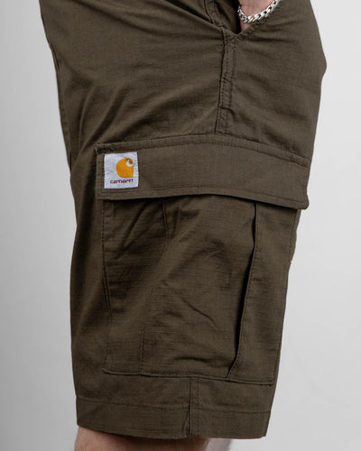 Carhartt WIP - Aviation Short - Cypress Rinsed Shorts Carhartt   