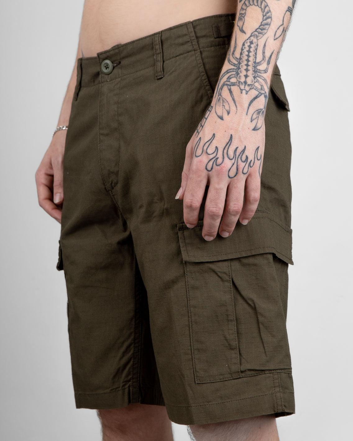 Carhartt WIP - Aviation Short - Cypress Rinsed Shorts Carhartt   