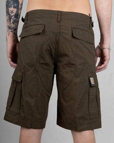 Carhartt WIP - Aviation Short - Cypress Rinsed Shorts Carhartt   