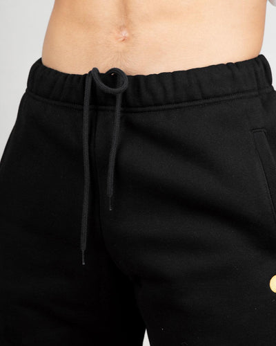 Carhartt - Chase Sweat Short - Black / Gold Shorts Carhartt   