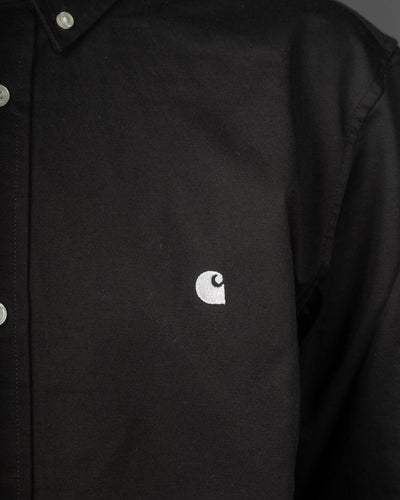 Carhartt - Madison L/S Shirt - Black / White Unclassified Carhartt   