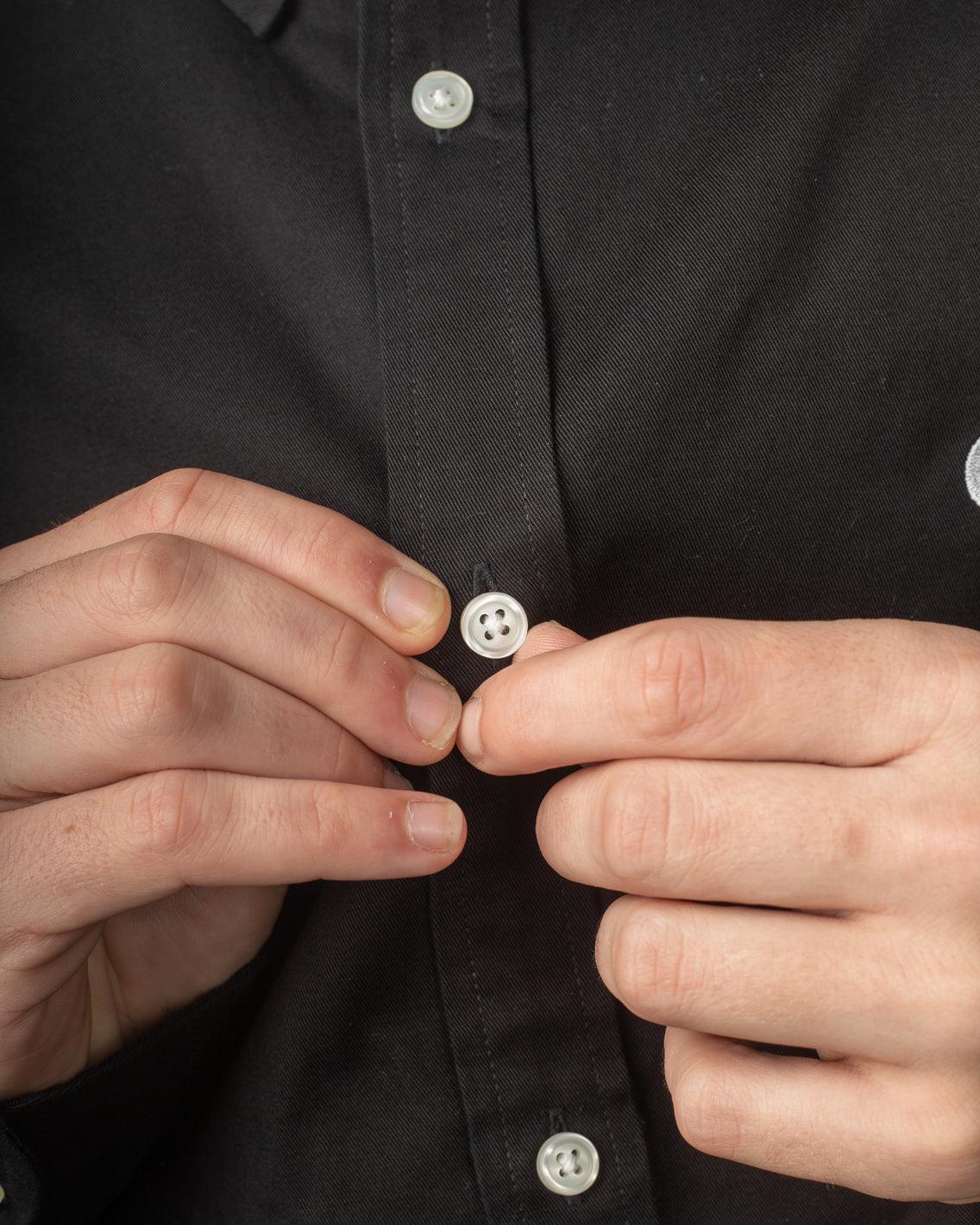 Carhartt - Madison L/S Shirt - Black / White Unclassified Carhartt   