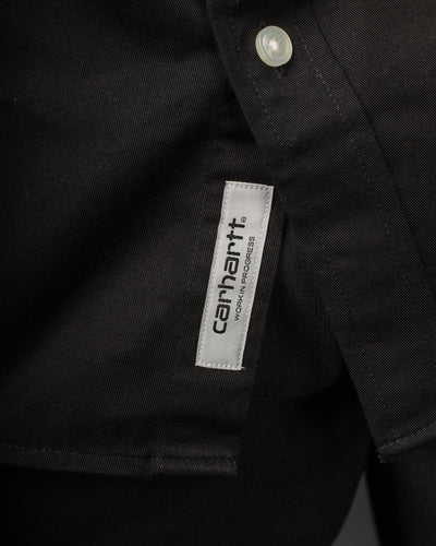 Carhartt - Madison L/S Shirt - Black / White Unclassified Carhartt   