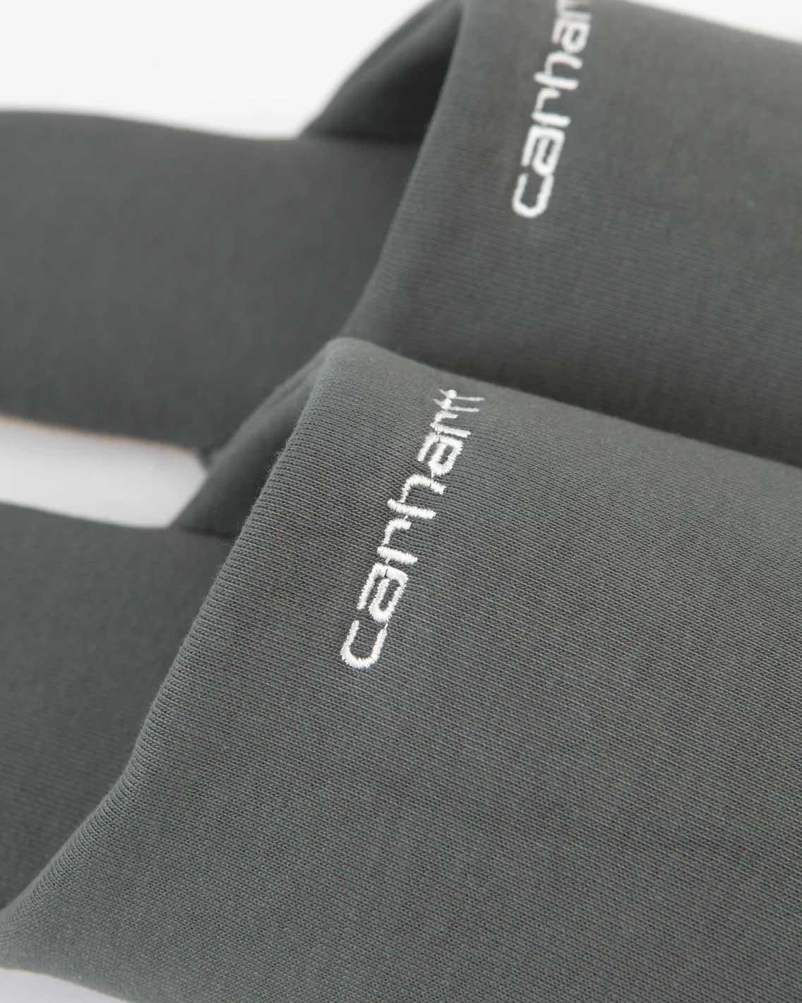 Carhartt - Script Embroidery Slippers - Hemlock Green Lifestyle Carhartt   