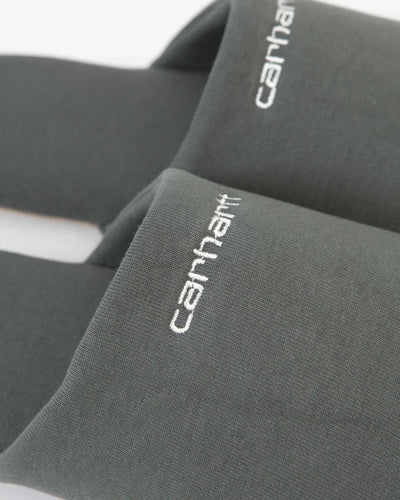 Carhartt - Script Embroidery Slippers - Hemlock Green Lifestyle Carhartt   