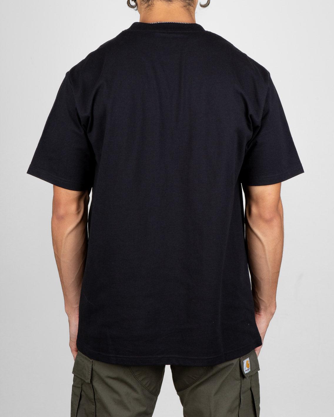 Carhartt - University Script T-Shirt - Black / White T-Shirts Carhartt   