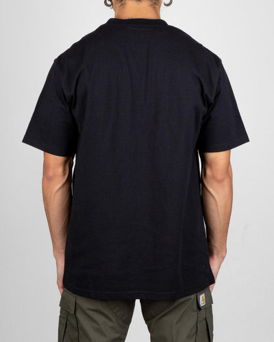 Carhartt - University Script T-Shirt - Black / White T-Shirts Carhartt   