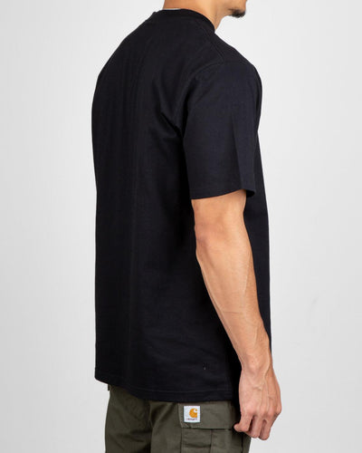 Carhartt - University Script T-Shirt - Black / White T-Shirts Carhartt   