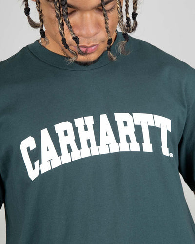 Carhartt - University T-Shirt - Juniper / White T-Shirts Carhartt   