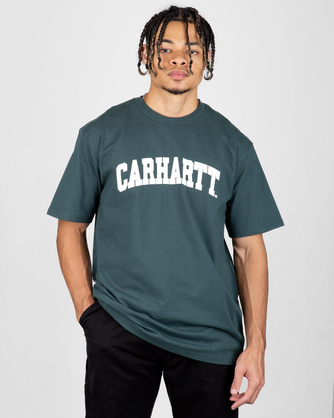 Carhartt - University T-Shirt - Juniper / White T-Shirts Carhartt   