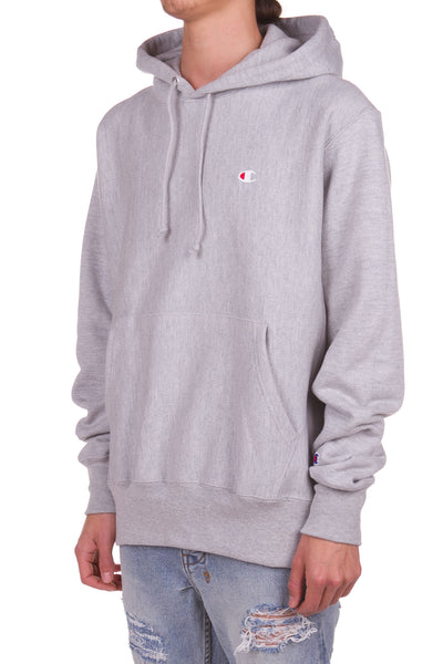 Reverse Weave Pullover Hood - Oxford Grey Champion
