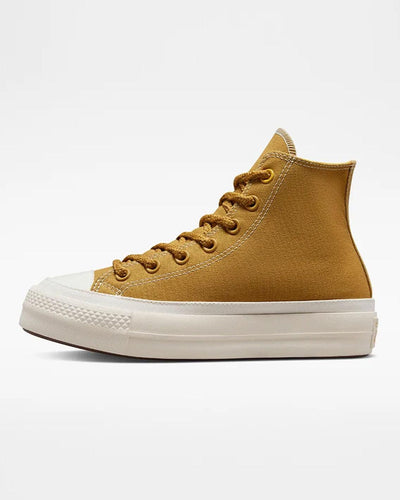Converse - Chuck Taylor All Star Lift Workwear Hi - Burnt Honey / Thriftish Yellow W Shoes Converse   