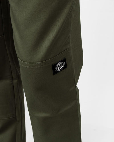 Dickies - 918 Double Knee Slim Fit Workpant - Army Green Pants & Chinos Dickies   