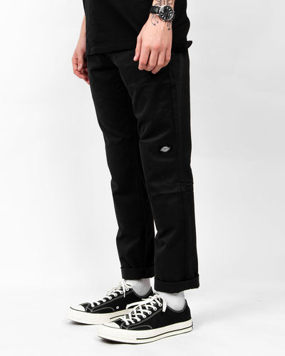 Dickies - 918 Double Knee Slim Fit Workpant - Black Pants Dickies   