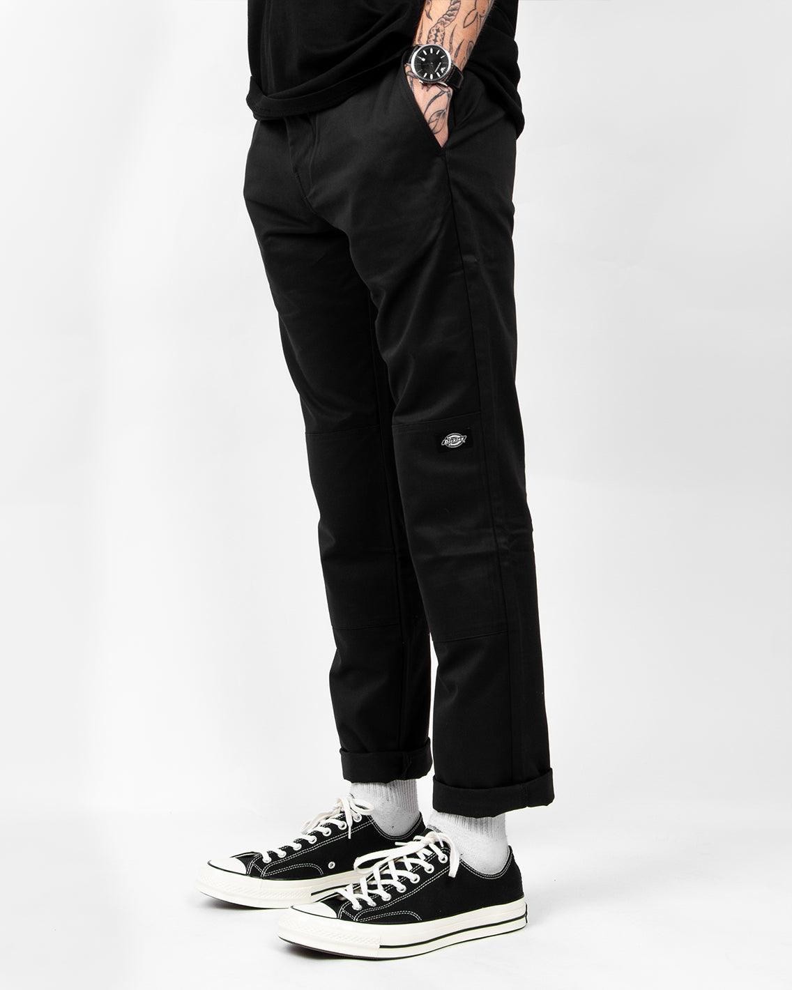 Dickies - 918 Double Knee Slim Fit Workpant - Black Pants Dickies   