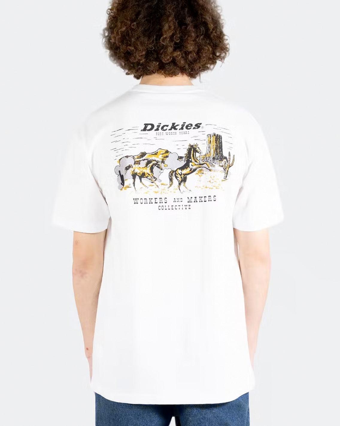 Dickies - Horses Tee - White T-Shirts Dickies   