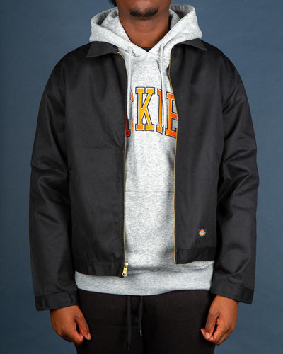 Dickies - Unlined Eisenhower Jacket - Black Jackets Dickies   