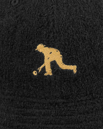 Pass~Port - Bowlo 6 Panel Bucket Hat - Black Bucket Hat Pass~Port   