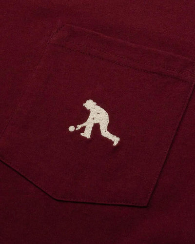 Passport - Bowlo Pocket Tee - Burgundy T-Shirts Passport   