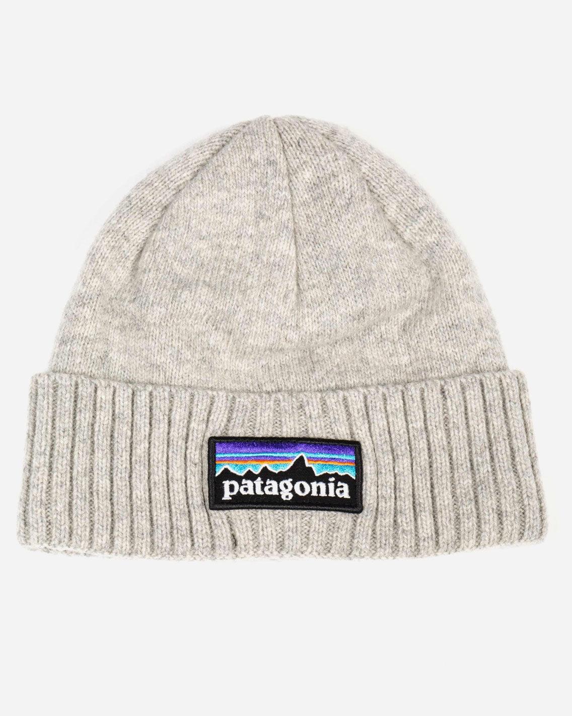 Patagonia - Brodeo Beanie P-6 Logo - Drifter Grey Beanie Patagonia   