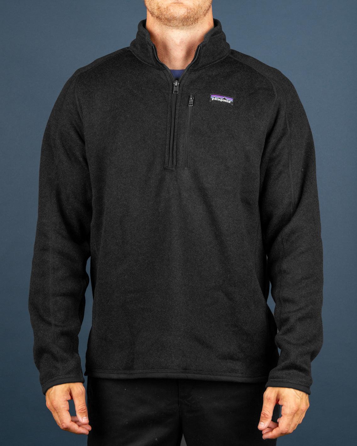 Patagonia - M's Better Sweater 1/4 Zip - Black Crewneck Patagonia   