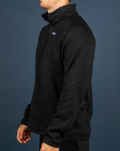 Patagonia - M's Better Sweater 1/4 Zip - Black Crewneck Patagonia   