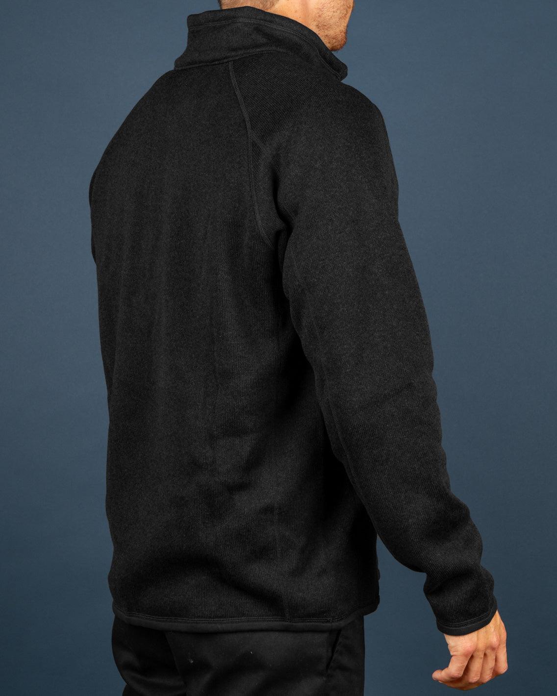 Patagonia - M's Better Sweater 1/4 Zip - Black Crewneck Patagonia   